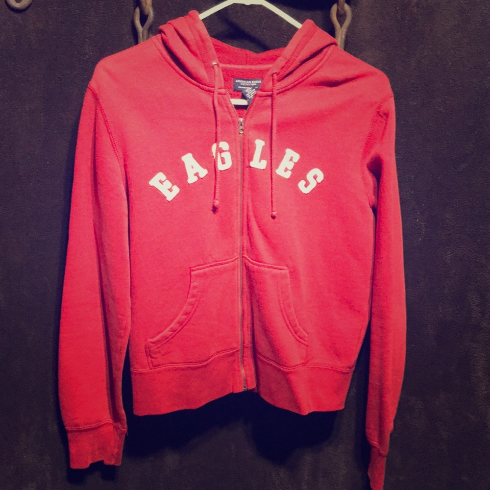 American Eagle size large hooded full zip hoodie